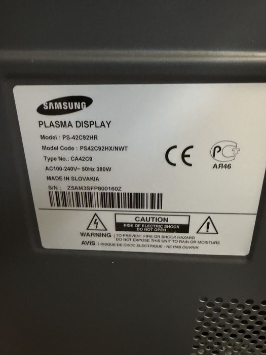 Samsung plasma display телевизор