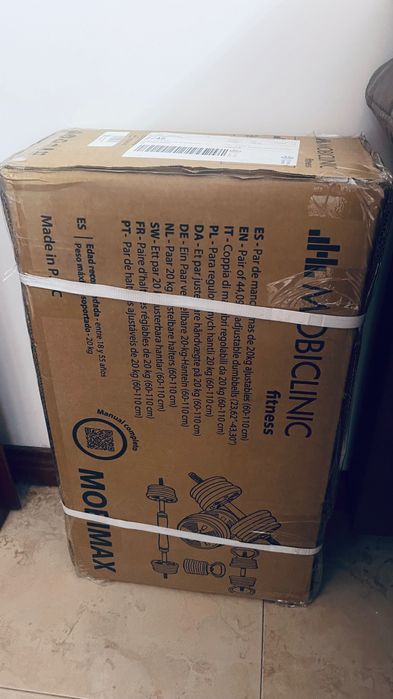 Kit de halteres até 20 kg NOVO - reservado