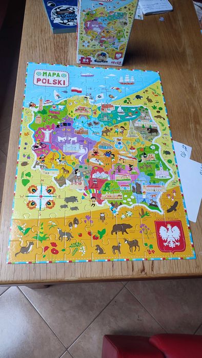 Puzzle mapa polski durze dziecięce #10