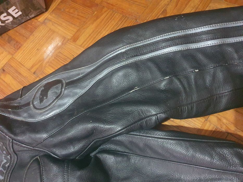 Casaco motard Bering com patch Harley Davidson tamanho M