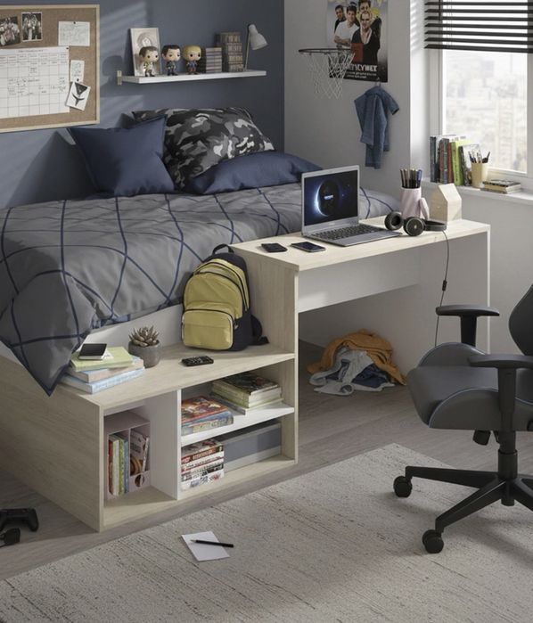 Cama Reversível com Secretaria