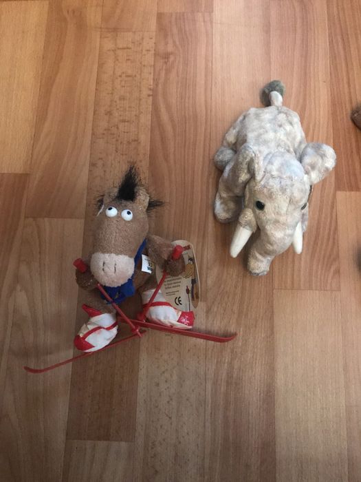 Мягкие игрушки Слона,Собаки