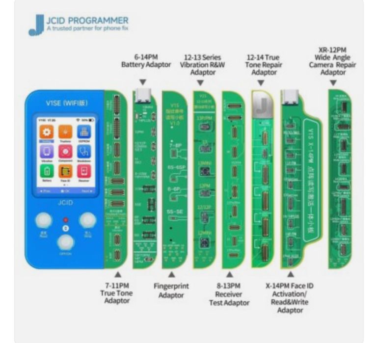 JCID V1SE + Placas adaptadoras novo
