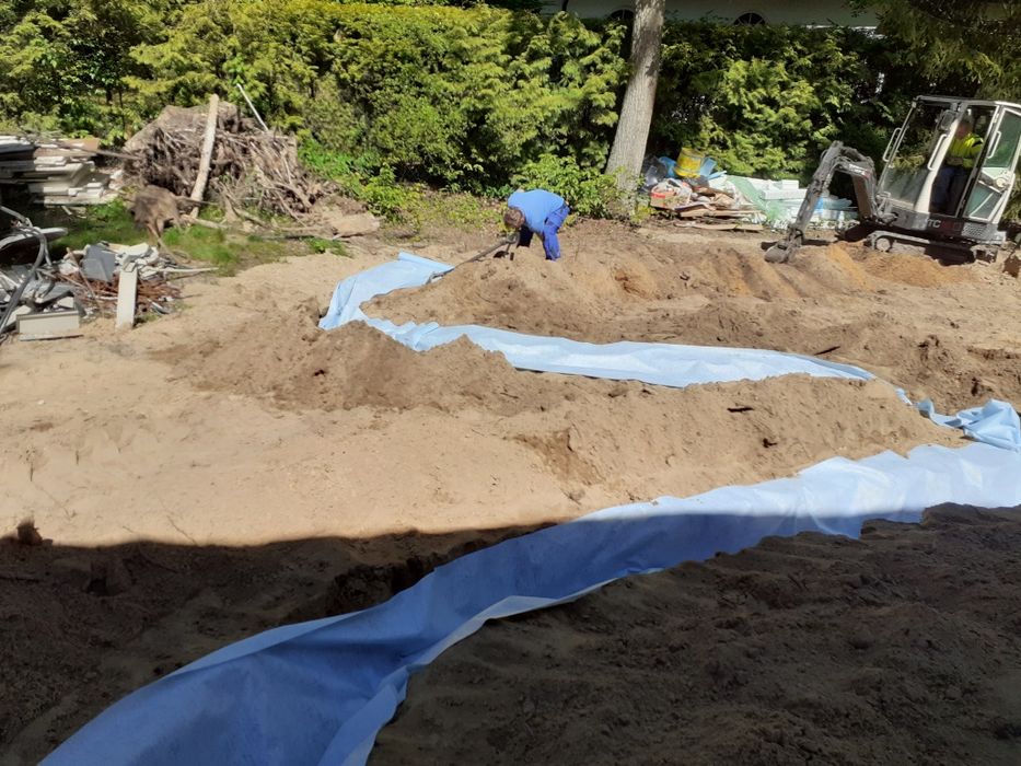 Odwodnienia drenaże zbiorniki na deszczówkę studnie chłonne