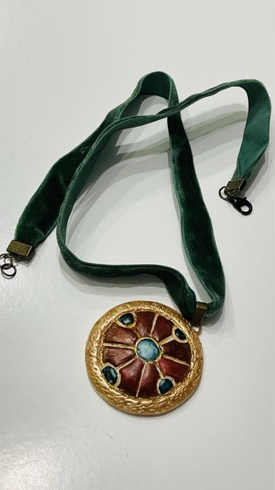 Naszyjnik Corine Tilly Wiedźmin cosplay kostium talizman amulet