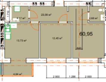 Продаж 2-кім квартири в новобудові в Калуші -30 міс розтермінування