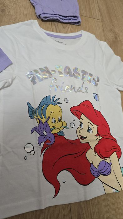 2 nowe piżamki 122 Primark Mała Syrenka