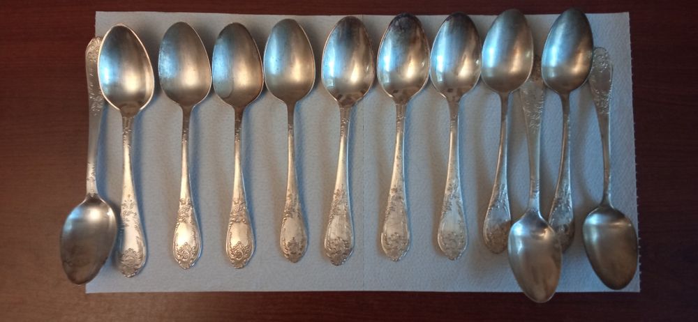 Sztućce posrebrzane