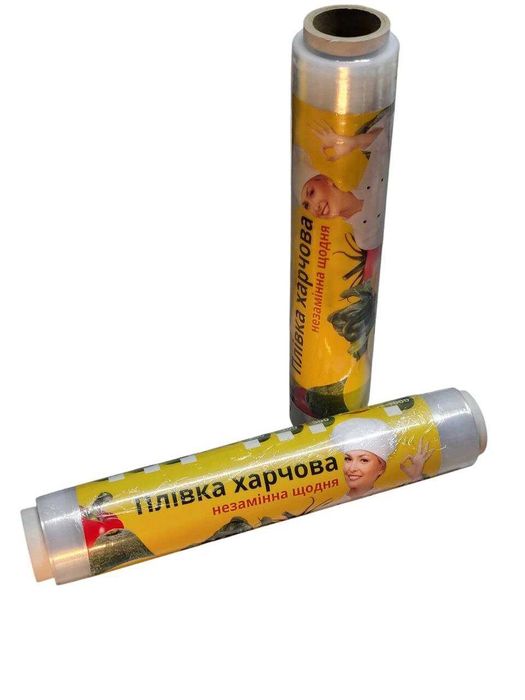 Стретч-плівка харчова 500 г * 30 см * 190 метрів 9 мкм
