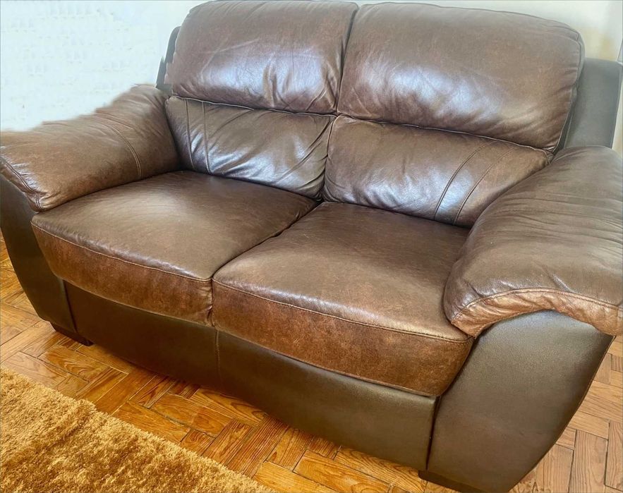 Par de Sofás Castanhos
