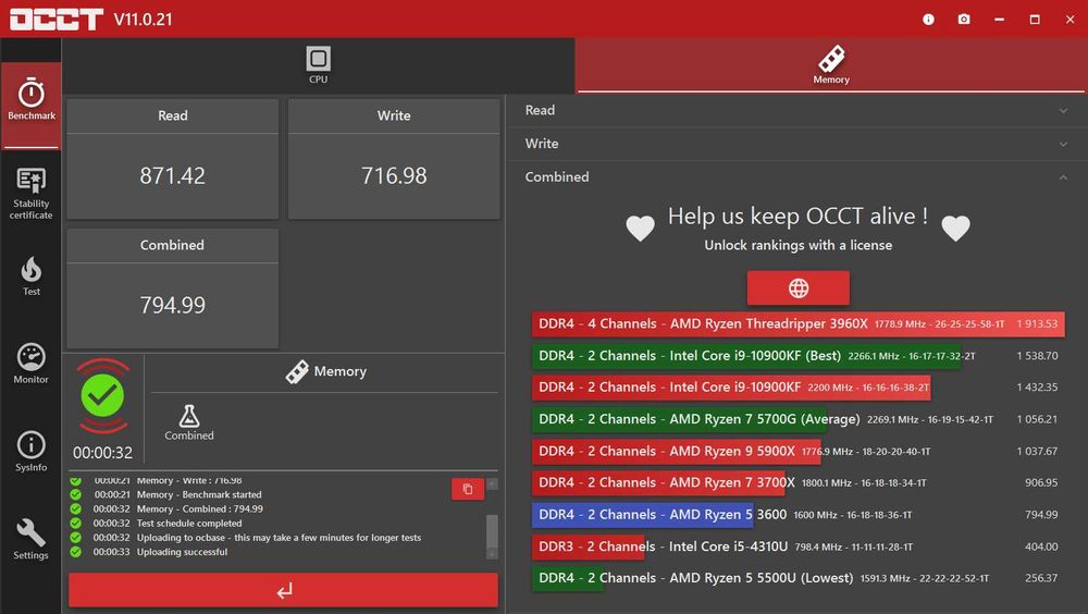 Оперативна пам'ять Kingston HyperX Fury DDR4 16GB (2x8GB) 3200MHz