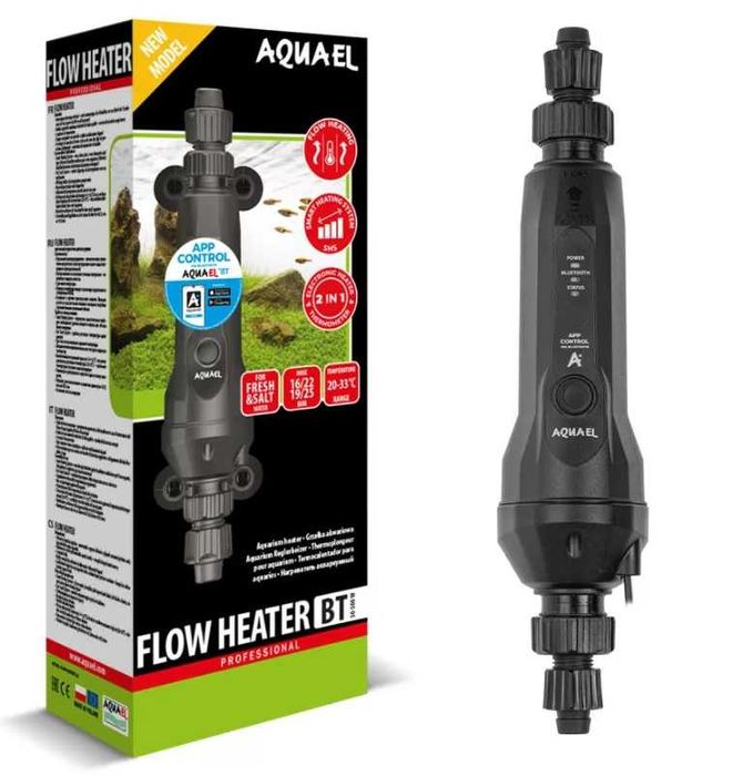 FLOW HEATER BT 500W Grzałka Przepływowa z termostatem do akwarium WiFi