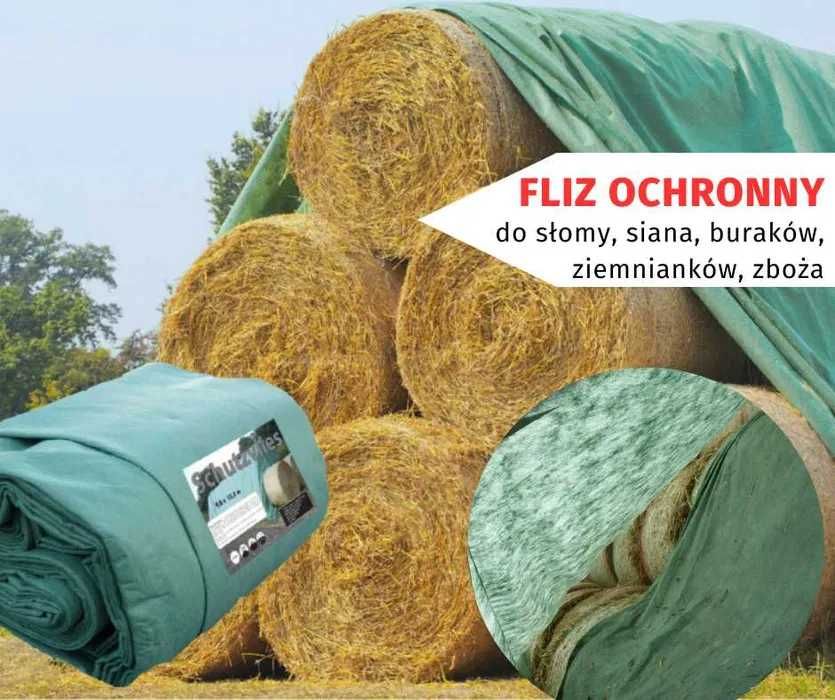 Fliz na słomę siano włóknina plandeka płachta 140g/m2 NIEMIECKA JAKOŚĆ