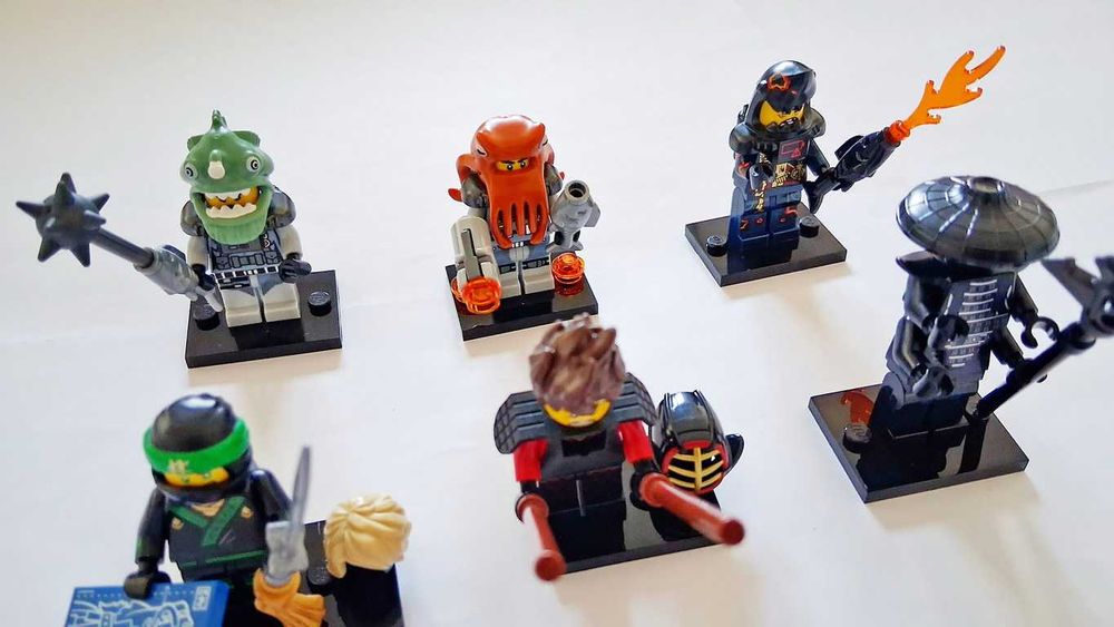 Lego 71019 The LEGO Ninjago Movie Nove Minifiguras colecção novas