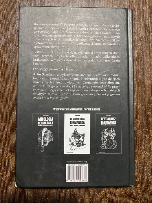 Bestiariusz germański. Potwory, olbrzymy i święte zwierzęta-A.Szrejter
