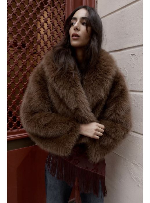 Futro Zara (brązowy)