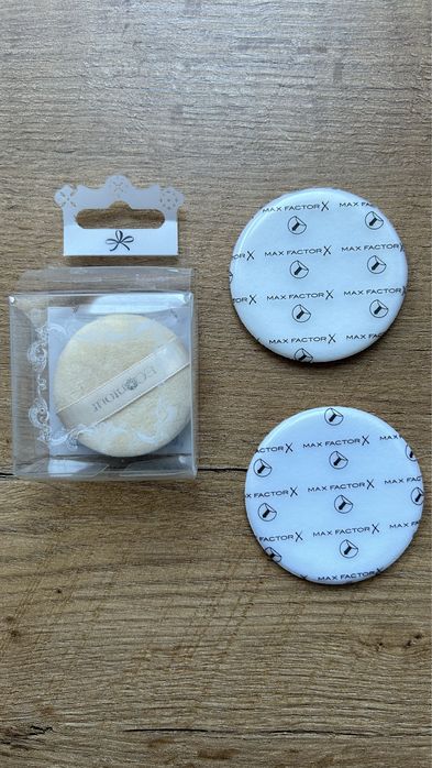 Puszek do pudru 3 sztuki