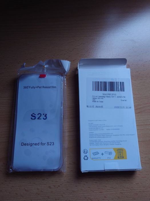 Etui do Samsung Galaxy S23 5G przezroczyste Design USA Nowe plecki