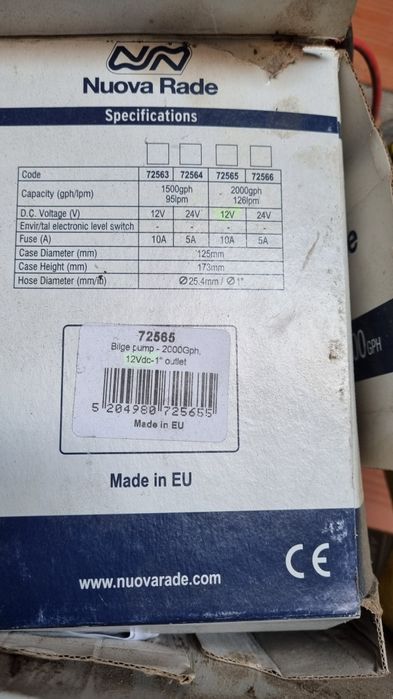 Bomba de água auto ferrante eléctrica 12v