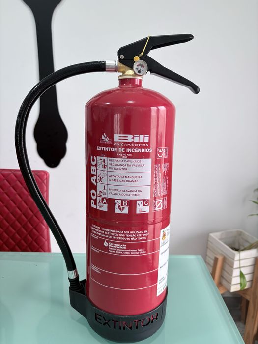 Extintor Pó ABC 6kg Bili 27A 183B C [10]