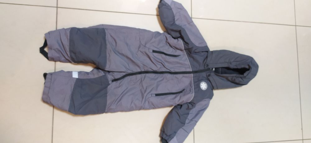 Spodnie zimowe ocieplane kombinezon kurtka H&M r 86