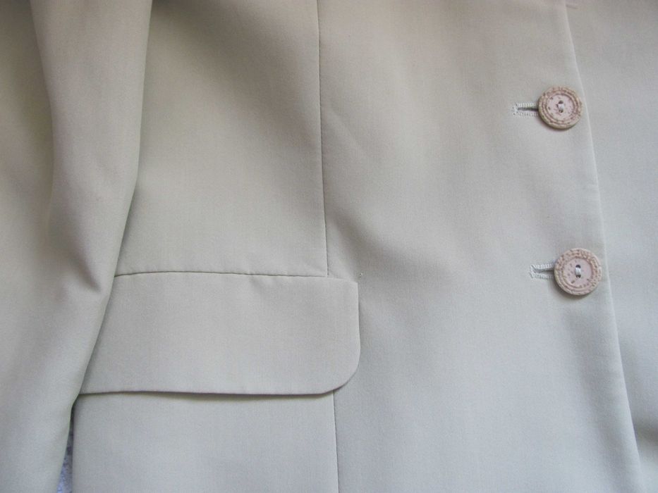 Blazer Lamia, manga comprida, abotoado