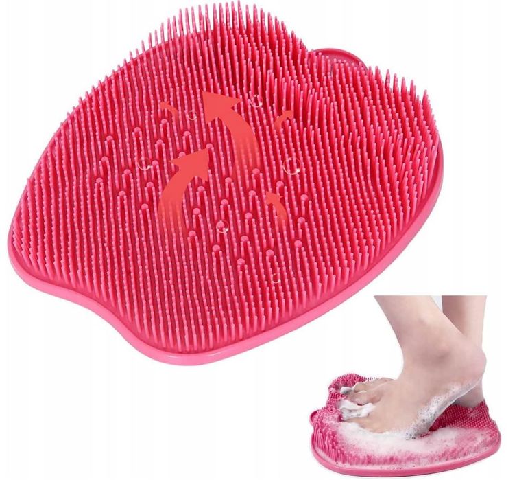Mata do Akupresury Stóp Peeling Masażer Silikonowy Różowa