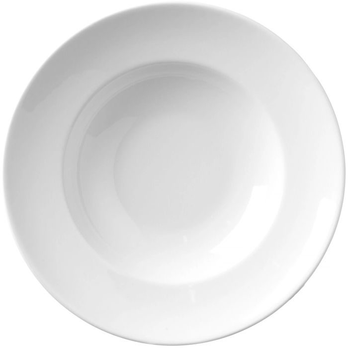 Talerz do pasty makaronu speciale biały śr. 265 x 50 mm - zestaw 6