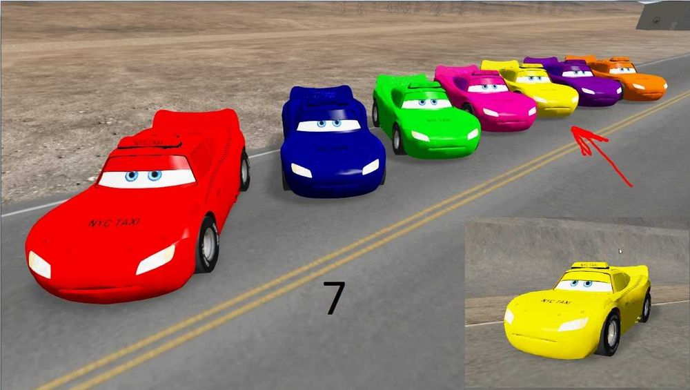 МОДЫ Молния маквин для БМ драйв Lightning Mcqueen  BeamNG Drive Mods