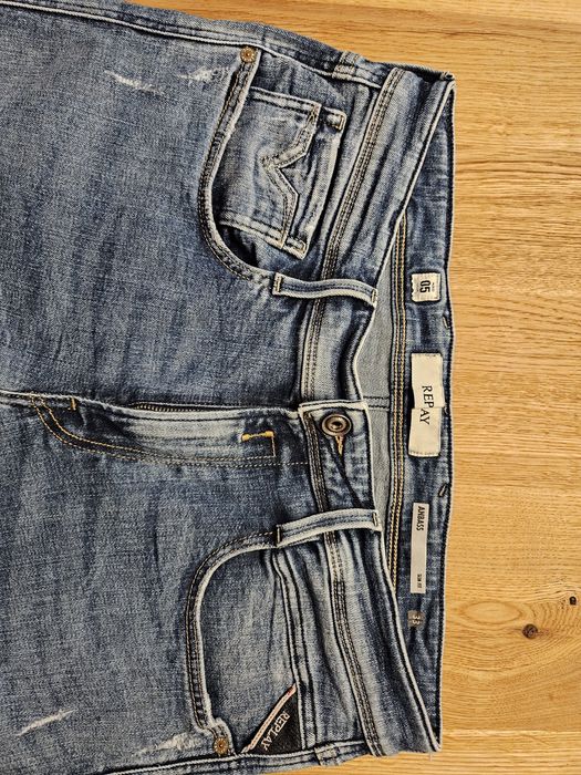 Jeansy Slim Fit Replay Anbass Aged 33x32