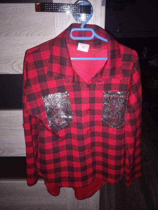 Koszula świąteczna w kratę