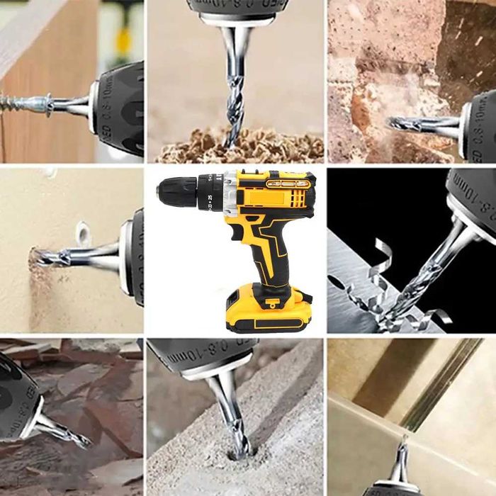 Аккумуляторный шуруповерт 24V с набором инструментов + 2 АКБ