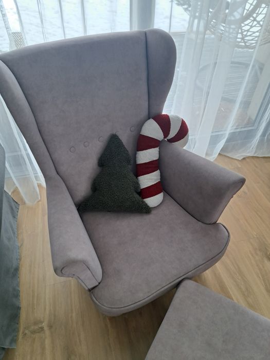 Fotel Uszak+pufa