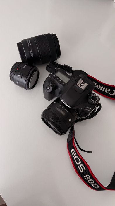 Canon 80D + objetivas/ lentes