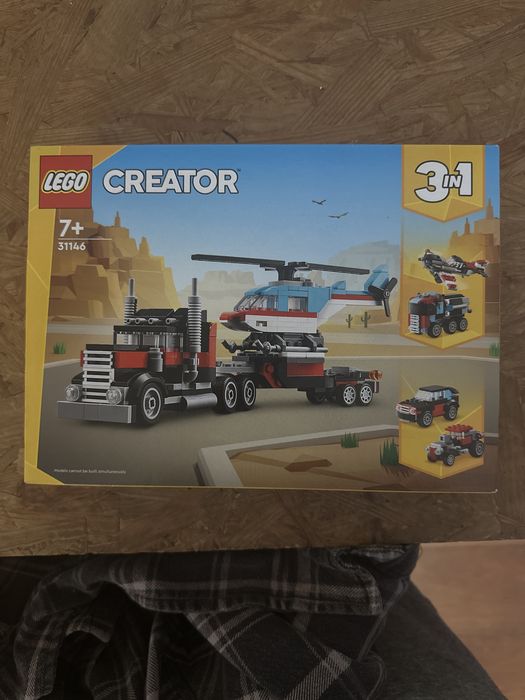 Lego creator 3 in 1 Camiao com helicoptero // 31146