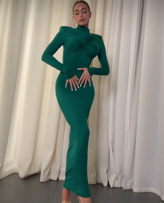 Платье макси zara