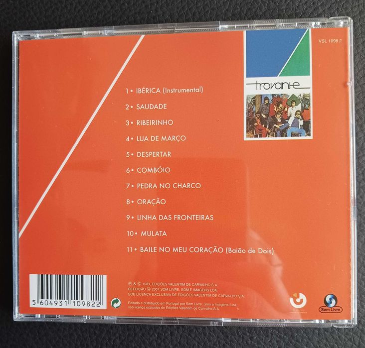 CD dos Trovante ' Cais das Colinas '