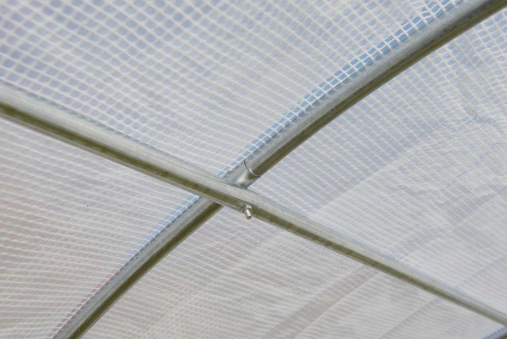 SZKLARNIA ogrodowa TUNEL foliowy 6x3x2m WZMOCNIONA FOLIA Biała