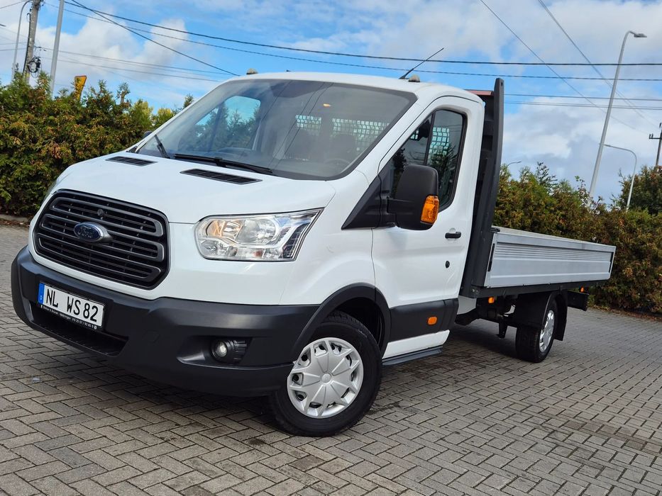 Ford TRANSIT SKRZYNIA MAX KLIMA SUPER STAN  Max SKRZYNIA 3os 2.0TDCI 170KM Hak 3.5t Klima RATY GWARANCJA