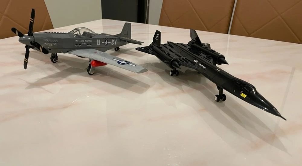 Конструктор самолет Mustang 2  боевой военный истребитель 258шт LEGO