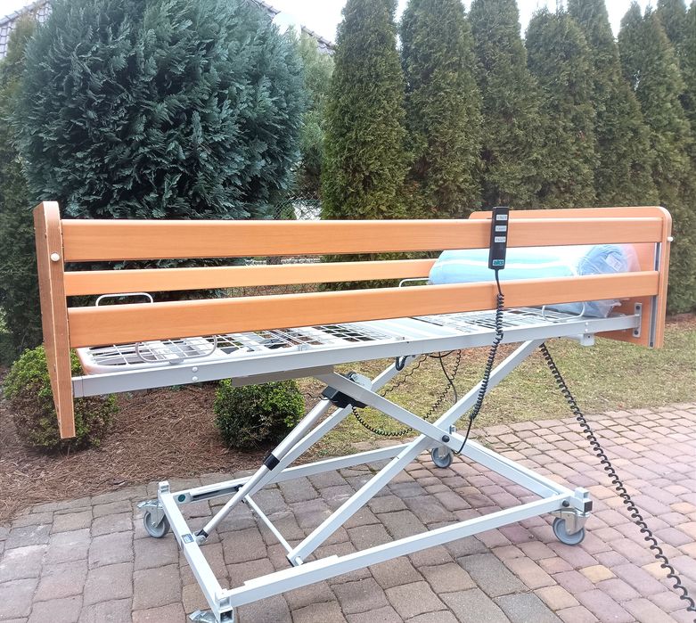 Łóżko rehabilitacyjne AKS  leże 140 cm z materacem Transport montaż gratis