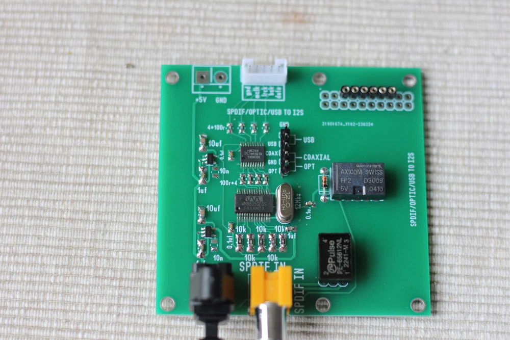 Плата интерфейса SPDIF, TOSLINK, USB to I2S WM8805 Amanero: 780 грн ...