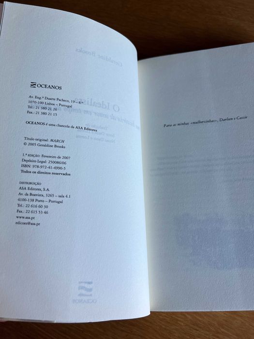 O IDEALISTA    Geraldine Brooks