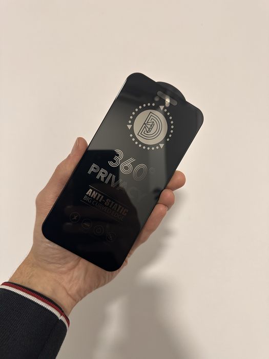 SZKŁO hartowane prywatyzujące 360 do IPHONE 15 PLUS / 16 PLUS