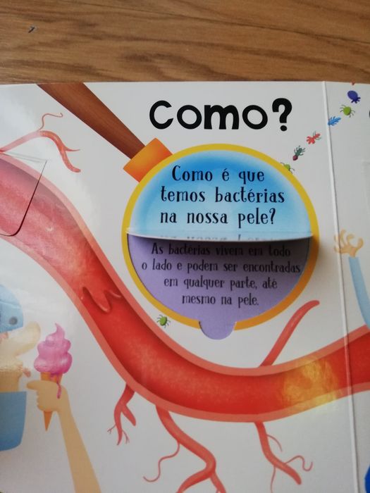 Livro "60 factos curiosos e incríveis sobre o corpo humano" - novo