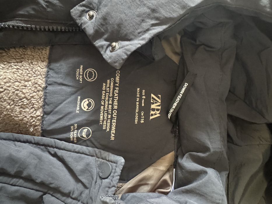 Пуховик, зимова куртка ZARA
