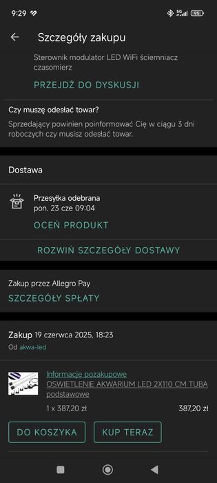 Lampy / oświetlenie / świetlówki  do akwarium 110cm x2