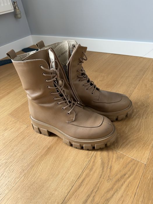Шкіряні ботинки 38 розмір