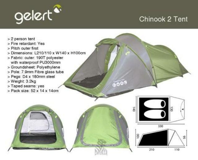 Namiot Gelert Chinook (np. na motocykl)