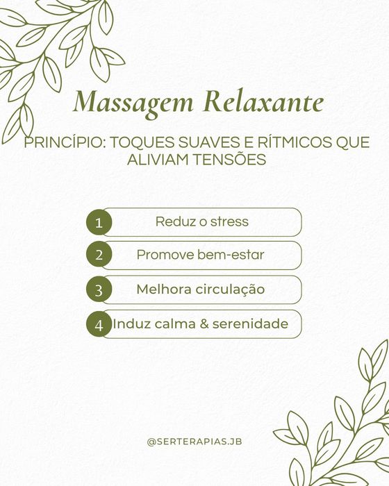 Massagem ao domicílio